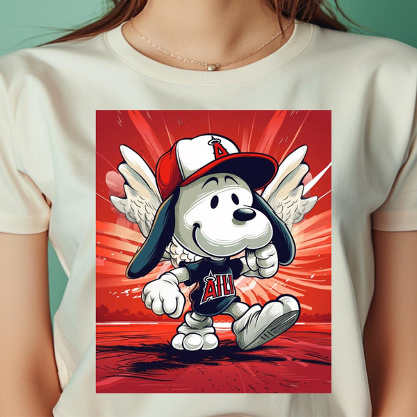 Snoopy Vs Los Angeles Angels Ace Amazing Agility PNG, Snoopy PNG, Los Angeles Angels Digital Png Files.jpg