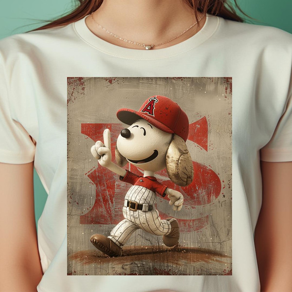 Snoopy Vs Los Angeles Angels Doghouse Diamond Duel PNG, Snoopy PNG, Los Angeles Angels Digital Png Files.jpg