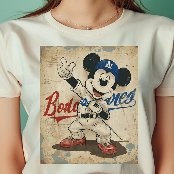 Micky Mouse Vs Los Angeles Dodgers Epic Showdown PNG, Micky Mouse PNG, Los Angeles Dodgers Digital Png Files.jpg