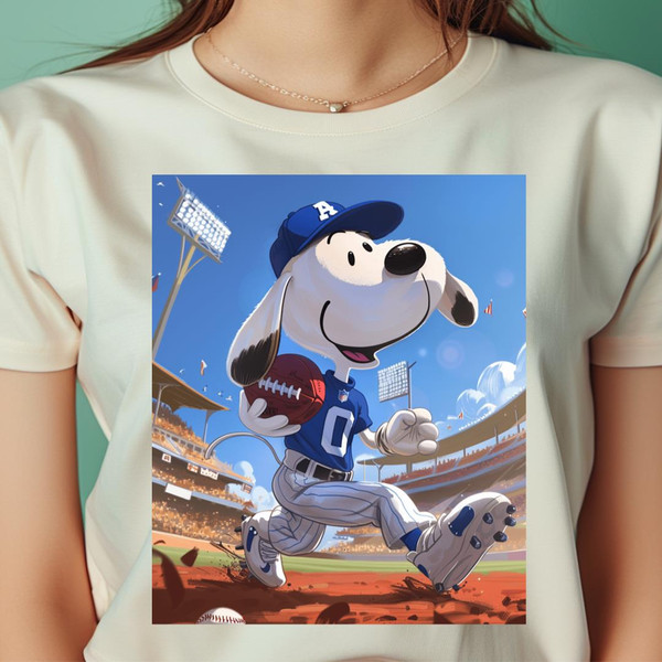 Snoopy Vs Los Angeles Dodgers Animated Duel PNG, Snoopy PNG, Los Angeles Dodgers Digital Png Files.jpg