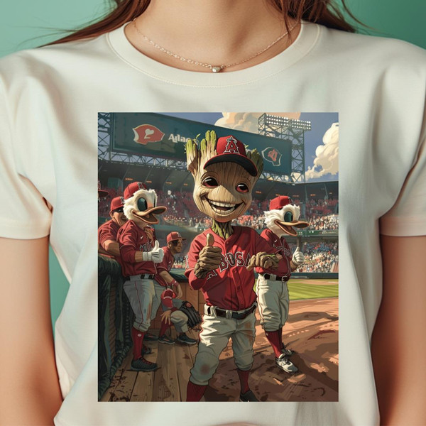 Groot Vs Los Angeles Angels Branch Bender Ballgame PNG, Groot PNG, Los Angeles Angels Digital Png Files.jpg