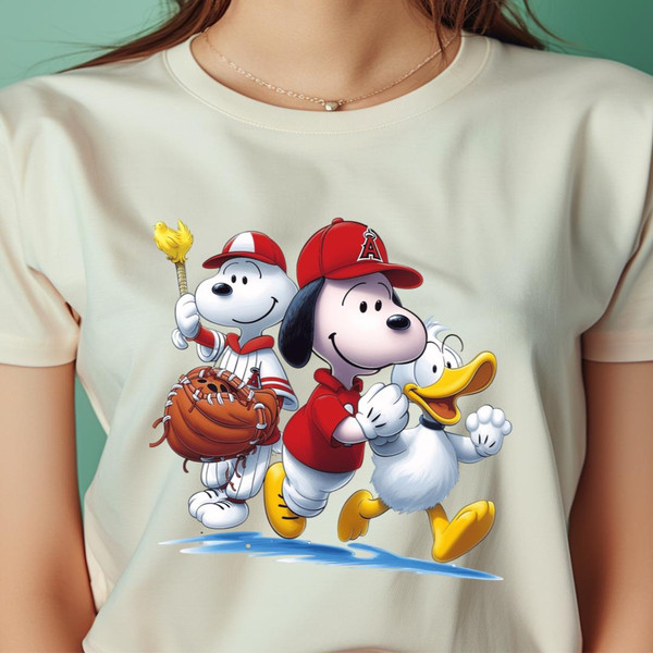 Snoopy Celebrates With Angels Team PNG, Snoopy Vs Los Angeles Angels PNG, Snoopy Vs Los Angeles Digital Png Files.jpg