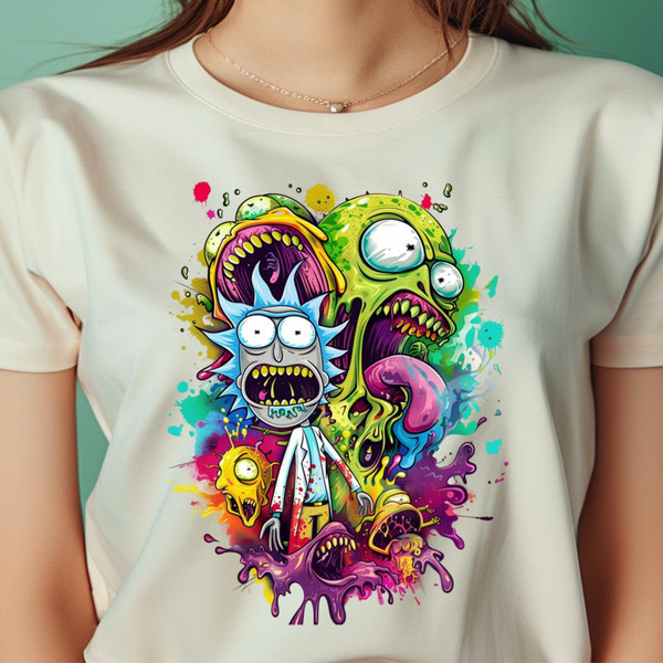 Rick And Morty Time-Travel Frenzy PNG, Rick And Morty PNG, Pickle Rick Digital Png Files.jpg