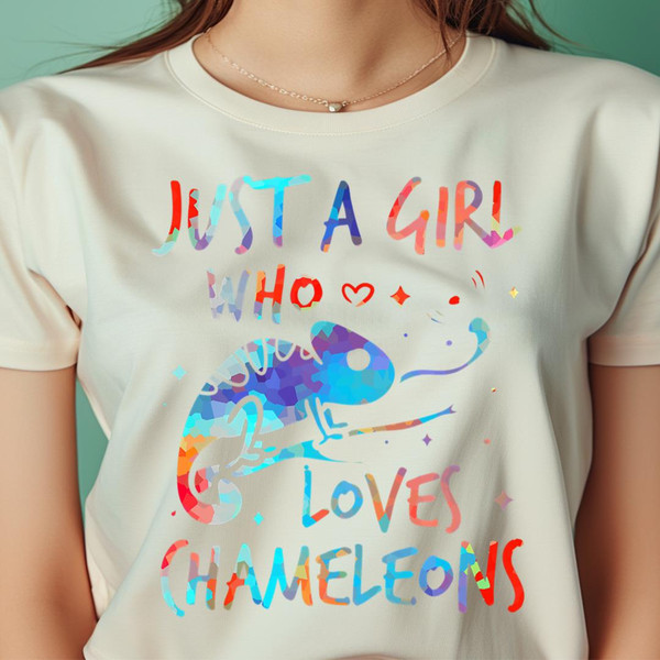 Chameleon For Girls Just A Girl Who Loves Chameleons PNG, The Powerpuff Girls PNG, Girl Power Digital Png Files.jpg