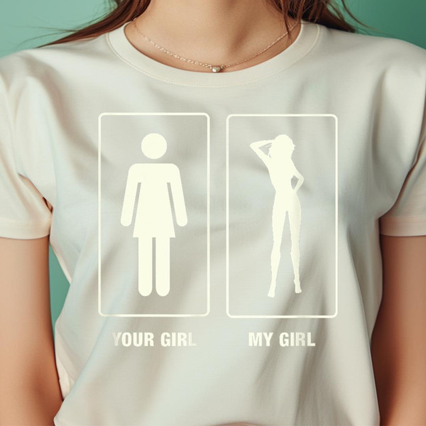 Cool Girlfriend Shirts - Your Girl My Girl PNG, The Powerpuff Girls PNG, Girl Power Digital Png Files.jpg