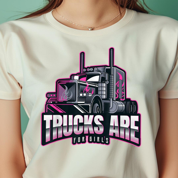Female Truck Driver Trucks Are For Girls Trucker Girl PNG, The Powerpuff Girls PNG, Girl Power Digital Png Files.jpg