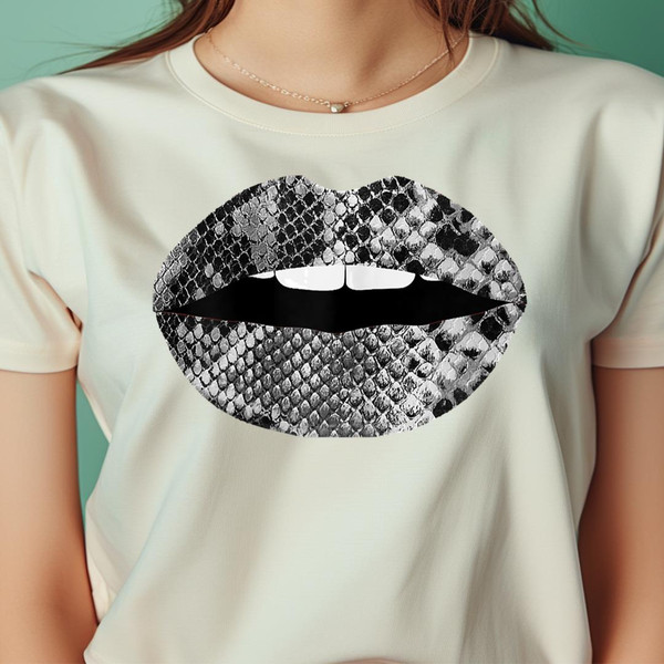 Womens Snakeskin Lips Snakes Print Kiss Mouth PNG, Venom PNG, Symbiote Digital Png Files.jpg