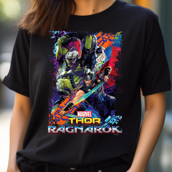 Marvel Thor Ragnarok Hulk Neon Pop Poster PNG, Thor PNG, Thor Ragnarok Digital Png Files.jpg