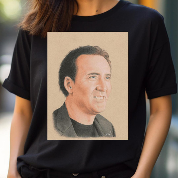 Nicolas Cage Pencil Portrait - Nicolas Cage Returns PNG, Nicolas Cage PNG.jpg