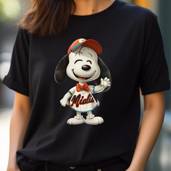 The Great Snout Showdown Snoopy Vs Marlins Logo PNG, Snoopy Vs Miami Marlins logo PNG, Snoopy Digital Png Files.jpg