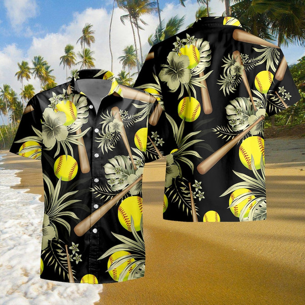 Softball Hawaiian Shirt, Baseball Lover Shirt, Retro Hawaii, Hawaii Shirt,3D Hawaiian Aloha Shirt,Hawaii Shirt for Men and Women1 (1).jpg