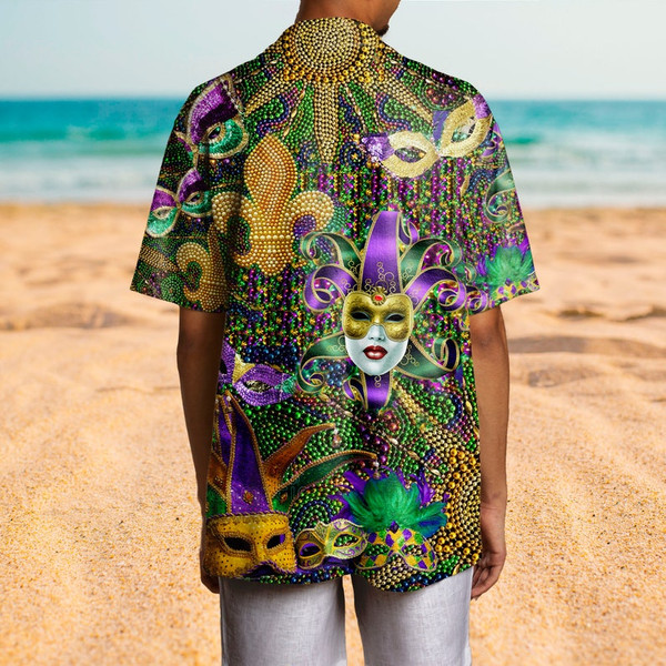 Happy Mardi Gras Unisex Hawaii Shirts, Soft Hawaii Shirt, 3D Hawaiian Aloha Shirt, Hawaii Shirt for Men and Women, Summer Hawaiian Shirt4.jpg