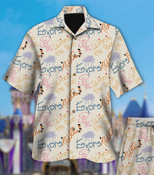 Animated Honey Bear And Friends Family Hawaii Shirt, Bear And Friends Characters Button Up Shirt, 3D All Over Print Shirt Hawaiian Shirt.jpg