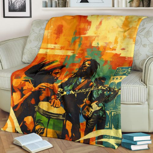 Bob Marley Thank You For The Memories Sherpa Fleece Quilt Blanket BL1920 - Wisdom Teez.jpg