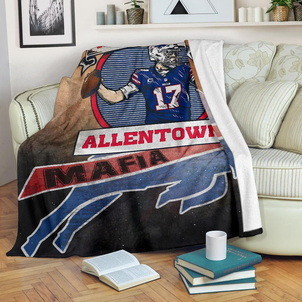 Buffalo Bills American Football Team Sherpa Fleece Quilt Blanket BL3223 - Wisdom Teez.jpg