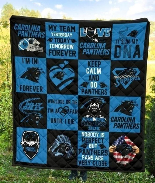 Carolina Panthers Sherpa Fleece Quilt Blanket BL0253 - Wisdom Teez.jpg