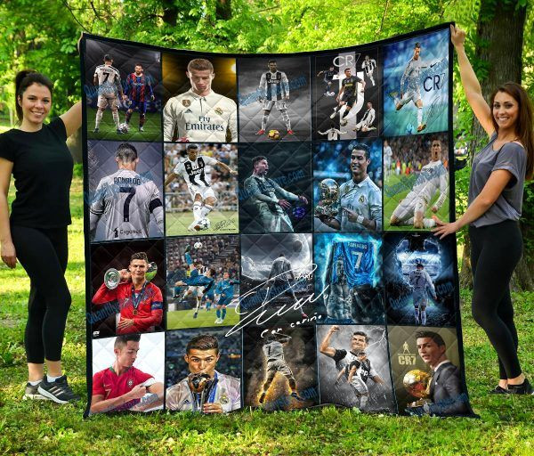 Cristiano Ronaldo Sherpa Fleece Quilt Blanket BL0111 - Wisdom Teez.jpg