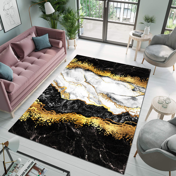 Black Marble Rug,Gold Detailed Rug,Black Rug,Living Room Rug,Modern Rug,Non-Slip Rug,Washable Rug,Area Rug,Aesthetic Rug,Minimalist Rug.jpg