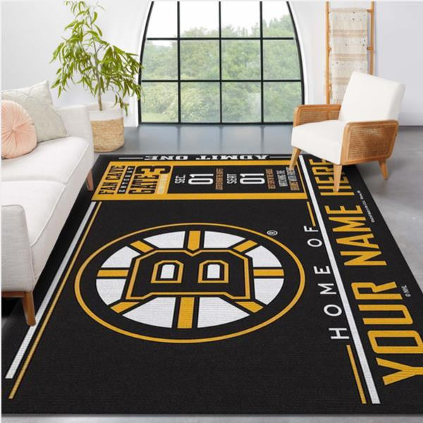 Customizable Boston Bruins Wincraft Personalized NHL Area Rug For Christmas Living Room Rug Halloween Gift.jpg