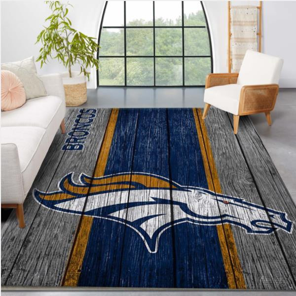 Denver Broncos NFL Team Logo Wooden Style Style Nice Gift Home Decor Rectangle Area Rug 1.jpg