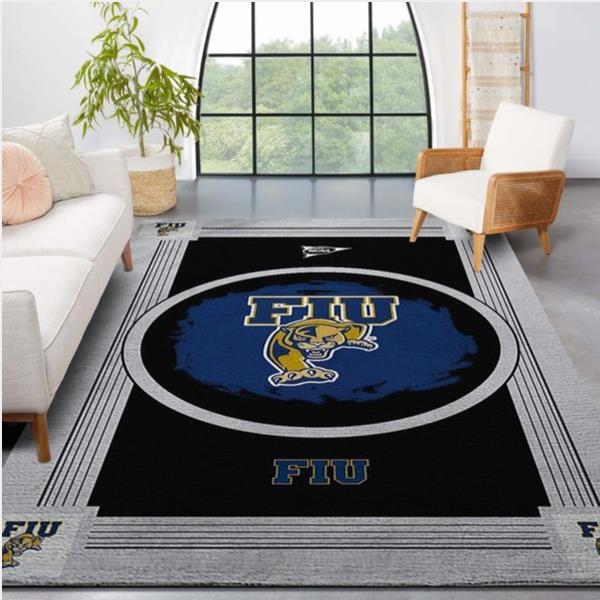 Fiu Golden Panthers Ncaa Team Logo Nice Gift Home Decor Rectangle Area Rug.jpg