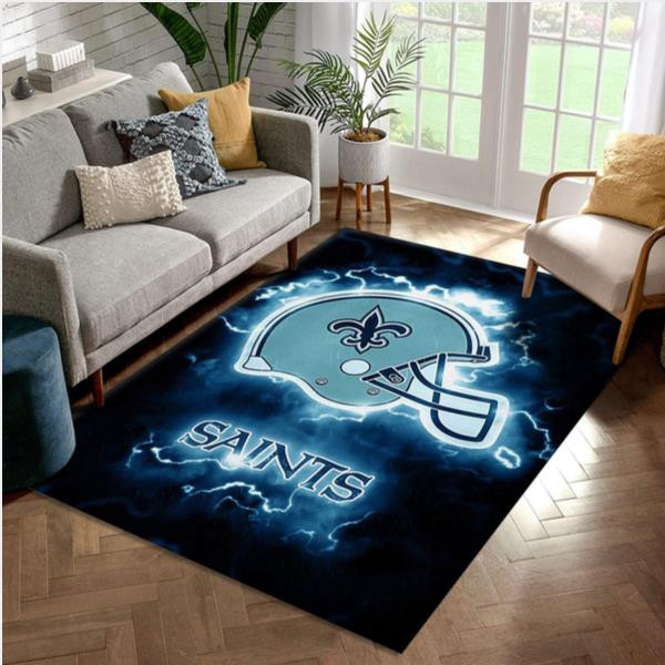 New Orleans Saints NFL Rug Bedroom Rug Home Decor Floor Decor.jpg