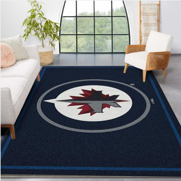 NHL Spirit Winnipeg Jets Area Rug Living Room Rug Family Gift US Decor.jpg