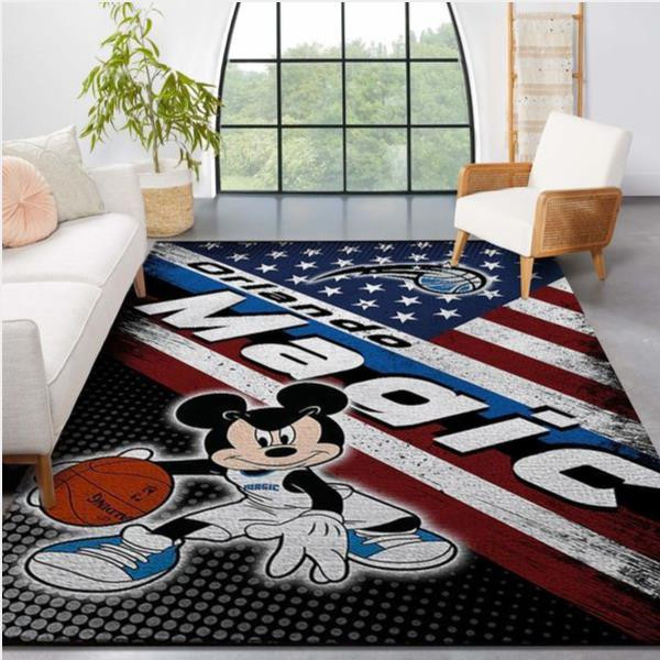 Orlando Magic Nba Team Logo Mickey Us Style Nice Gift Home Decor Rectangle Area Rug.jpg