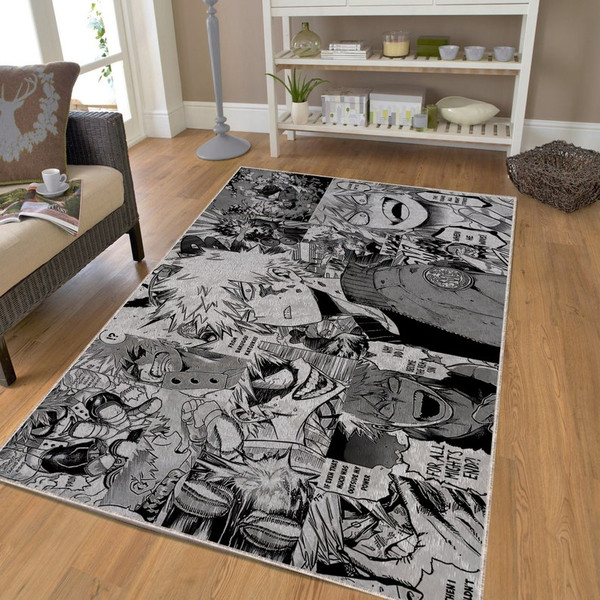 Bakugo Manga Decortaion Rug, Dope Anime Gift, Super Anime Decoration2.jpg