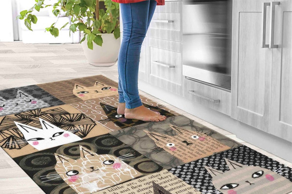 Cat Rugs, Abstract Cat Rugs, Cat Lover Rug, Animal Rug, Custom Rug, Door Mat, Decorative Rug, Bath Rug, Area Rug, Non-Slip Carpet,4.jpg