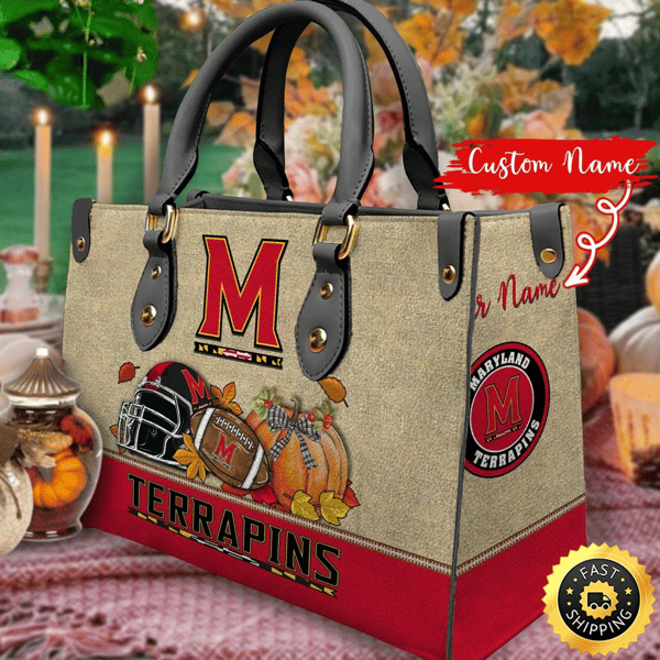 NCAA Maryland Terrapins Autumn Women Leather Bag.jpg