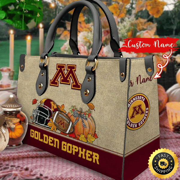 NCAA Minnesota Golden Gophers Autumn Women Leather Bag.jpg