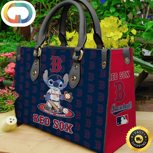 Boston Red Sox Stitch Women Leather Hand Bag.jpg