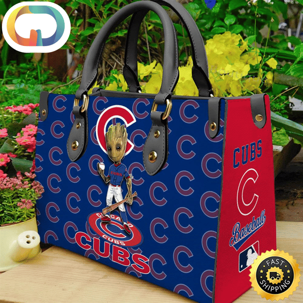 Chicago Cubs Groot Women Leather Hand Bag.jpg