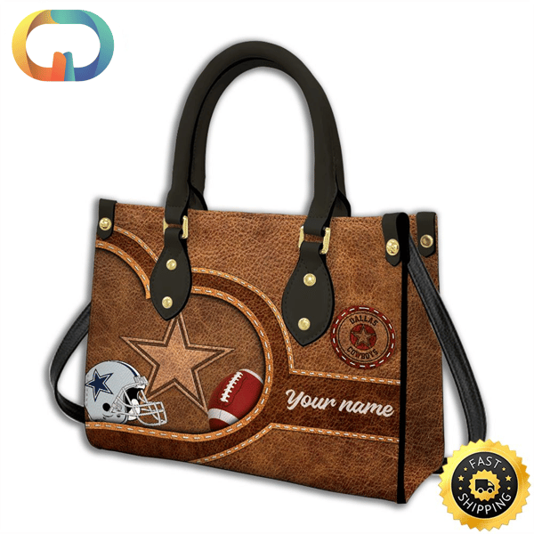 Dallas Cowboys-Custom Name NFL Leather Bag.jpg