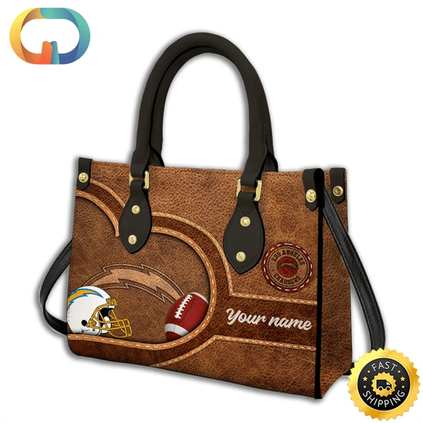 Los Angeles Chargers-Custom Name NFL Leather Bag.jpg