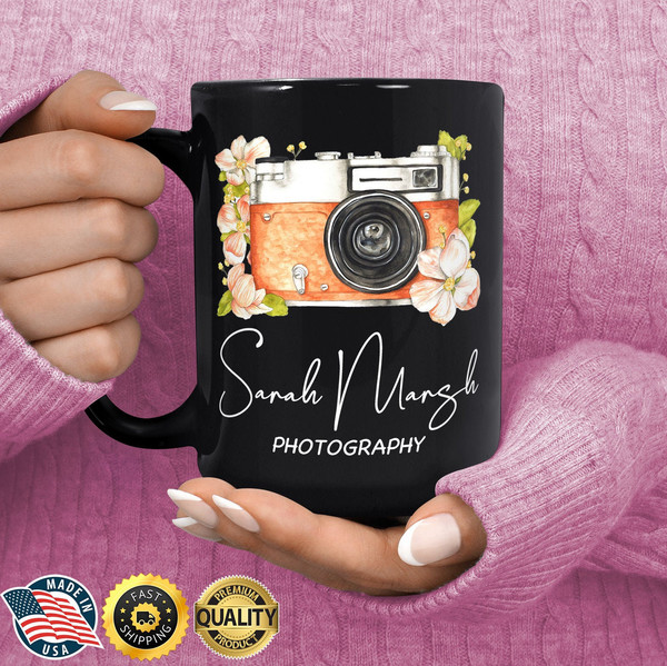 Photographer Mug - Personalised Photographer Coffee Mug - Photography Gift - Photographer Gifts For Women - Gifts For Wedding Photographers.jpg