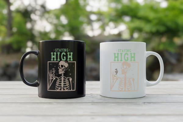 Funny Cannabis Coffee Mug, Skeleton Stoner Gifts for him, Pothead Cup, Weed Gift from Wife, Wake and Bake, Marijuana Mug, Pot head Smoker 1.jpg