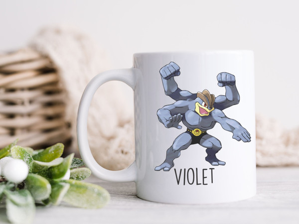 Machamp Mug  Pokemon, Fun Gift, Coffee Mug, Teenager, Young Adult Mug, Personalized.jpg