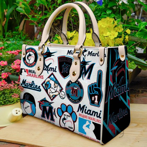 Miami marlins exo leather handbag Women Leather Hand Bag.jpg