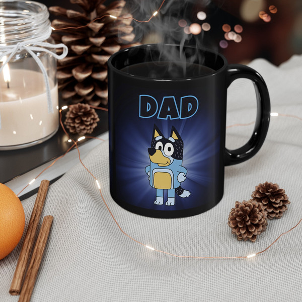 Bluey Dad coffee mug, Bandit coffee mug, bluey fathers day mug, bluey dad birthday gift, bluey dad cup, bluey dad mug, bluey cool dad.jpg