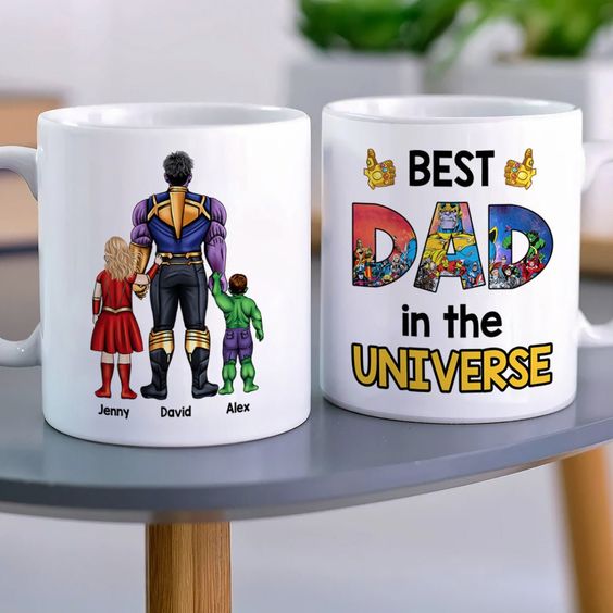 Superhero Dad Mug, Father's Day Mug, Best Dad Ever Mug, Super Dad Mug, Father's Day Gift, Daddy Mug, Gift For Dad.jpg