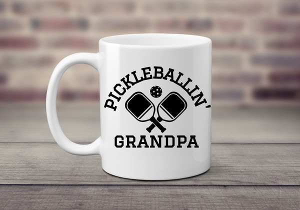 Pickleballer Grandpa Coffee Mug. Pickleballing Lover. I love Playing Pickleball. New Grandpa. Gift for Grandfather. 1.jpg