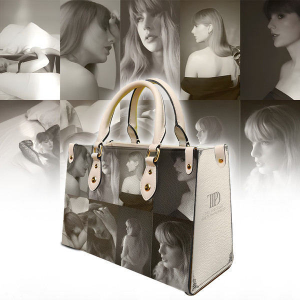 The Tortured Poets Department Taylor Swift Spotify Leather Handbag.jpg