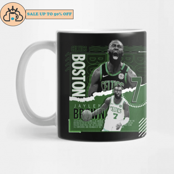 Jaylen Brown Basketball Paper Poster Celtics Mug.jpg