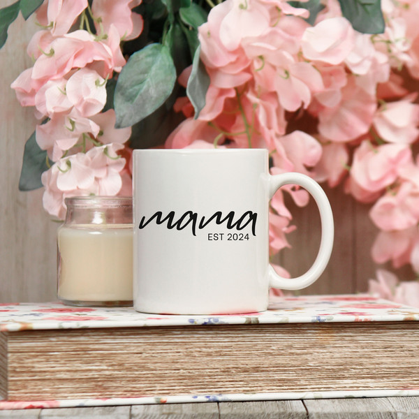 Mamma Est. 2024 Coffee Mug, Baby Announcement Gift Mug, Family Gift, Gift for New Mom, Baby Announcement Gift, New Mamma Coffee Cup, Mom Cup 6.jpg