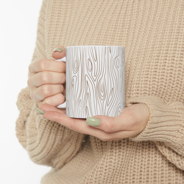 Tree Bark, minimal design, Cottagecore mug, coffee cup, gift for her, gifts for him, birthday gift.jpg