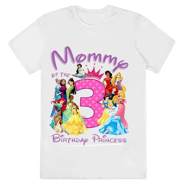 Custom Disney Princess Birthday T-shirt, Personalized Disney... 2.jpg