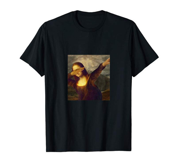 Buy Dabbing Mona Lisa - Funny Art Teacher T-Shirt - Tees.Design.png