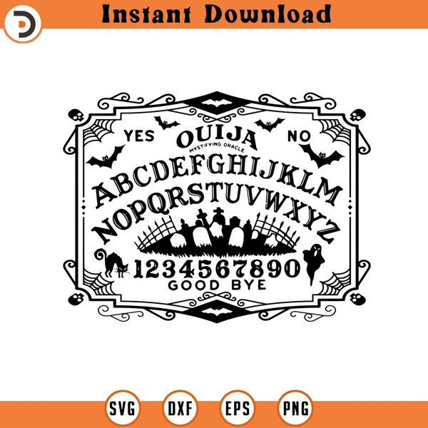 SVG150524191- Ouija Board SVG, Halloween, SVG Silhouette, Cricut File.jpg